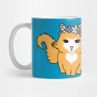 flower cat Mug